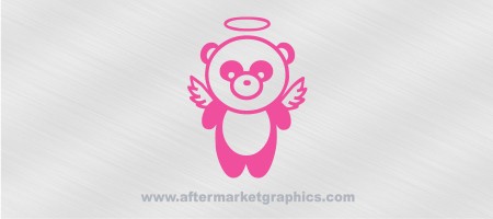 Panda Angel Decal